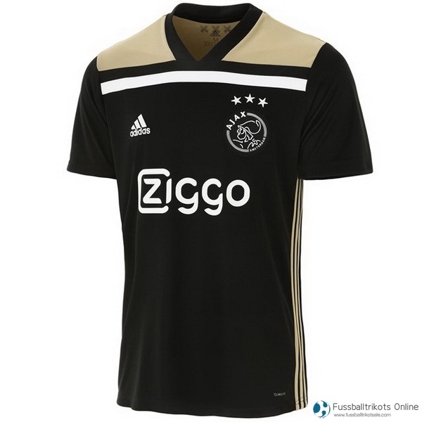 Ajax Trikot Auswarts 2018-19 Schwarz Fussballtrikots Günstig